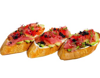 Брускетта с Тунцом